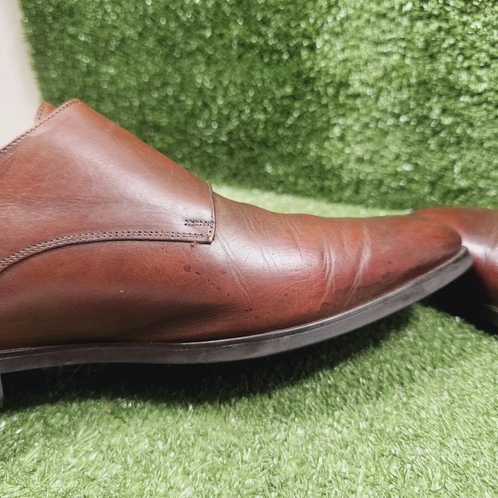 To Boot New York Double Monk Strap Brown Leather Dress Shoes Mens Size‎ 11.5
